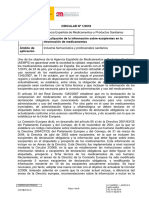 Circular - 1 2018 Actualizacion Excipientes Medicamentos