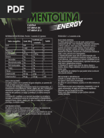 MENTOLINA ENERGY Prospecto