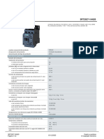 3RT20271AN20 Datasheet Es