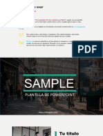 Sample Plantilla de Powerpoint Gratis