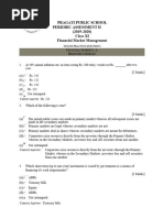 Financial - Markets - Questionpaper 1