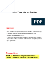 Alkene Preparation and Reactions