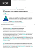 What Is Confidentiality, Integrity, and Availability (CIA Triad) - Definition From