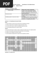 Answer Key in All Activity of Quarter 2, Module 3 Periodic Motion