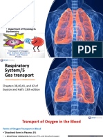 Respiratory System/5 Gas Transport: Dr. Ayssar Tashtush Department of Physiology & Biochemistry