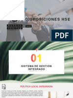 Disposiciones Hse...