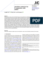 Adaptive Robust Precision Control of An Active Spray Boom Suspension With Disturbance Estimation