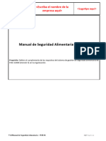 Manual de Seguridad Alimentaria - FSM 01