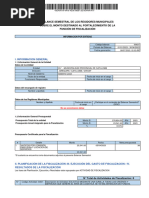 Balance Semestral de Los Regidores Municipales Sobre El Monto Destinado Al Fortalecimiento de La Función de Fiscalización