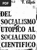 ENGELS, F. - Del Socialismo Utópico Al Socialismo Científico (No SCAN) (Por Ganz1912)