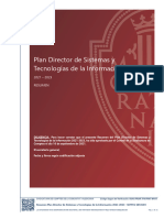 Plan Director de Sistemas y Tecnologías de La Información: 2021 - 2023 Resumen