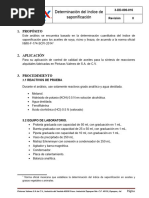 Determinación Del Índice de Saponificación