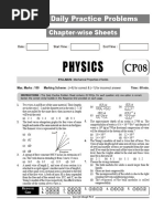 Physics: DPP - Daily Practice Problems