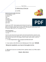 Reading and Analyzing Recipes-Fruit Pizza Copy 2