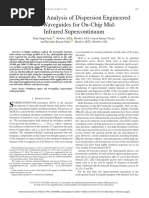 Design and Analysis of Dispersion Engineered Rib Waveguides For On-Chip Mid-Infrared Supercontinuum