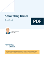 Accounting Basics Cheat Sheet