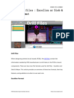 PCB Drill Files Excellon or Sieb & Meyer Format