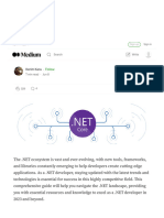 The Comprehensive .NET Dejhghjer Roadmap For 2023 - by Kerim Kara - Medium