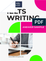 Ielts Writing Sample Answer