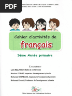 Cahier D Activités de Français 3AP 2017