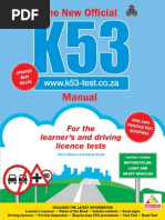 The New Official K53 Manual - For The Learner's and Driving Licence Tests (Extract)