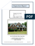 Sample Home Inspection Report