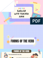 English Verb To Be by Teacher Zaya