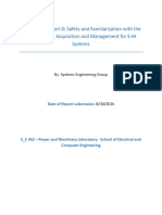 Lab 0 - Safety and Familiarization With The Lab-Volt Data Acquisition and Management For E-M Systems