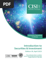 Introduction To Securities & Investment Ed39