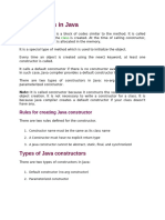 Constructor and Its Types