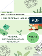 Modul Ajar IPA - Modul Sistem Organisasi Kehidupan - Fase D