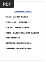 The Aarushi Murder Case