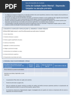 Linha de Cuidado Saude Mental - Depressao Unipolar Na Atencao Primaria