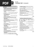 SO3 - C1-C2 - Progress Test - 1B