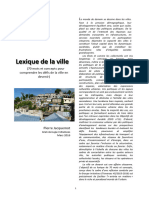 Lexique de La Ville Durable