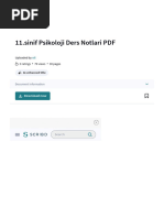 11.sinif Psikoloji Ders Notlari PDF - PDF