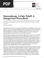 Wyzanski Nuremberg - A Fair Trial