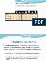 D and F Block-1