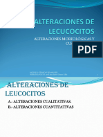 ALTERACIONES ÚLTIMA LECUCOCITOS - PPT Modificada