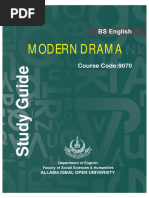 Modern Drama: Course Code:9070