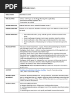 PBL Plan