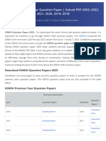 IGNOU Previous Year Question Paper - Solved PDF 2023, 2022, 2021, 2020, 2019, 2018