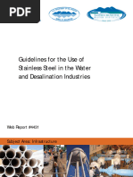 Guidelines For The Use of Stainless Steel in The Water and Desalination Industries