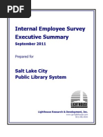 Salt Lake City Library Employee Survey