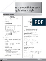 18 Identidades Trigonometricas para El Angulo Mitad - Triple