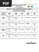 REVISED KR20 - B.Tech IV YR I SEM REGULAR EXAMINATION TIMETABLE NOV DEC - 2023