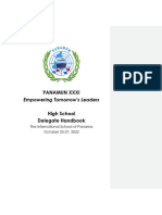 PANAMUN 31 HS Delegate Handbook ENGLISH