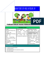 Modul Ajar Pjok Kumer 01 Kelas 4 Sem 1 Permainan Invasi (Sepak Bola)