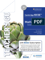 Ric Pimentel, Frankie Pimentel, Terry Wall, Sophie Goldie, Chris Allen - Cambridge IGCSE Core and Extended Mathematics Teacher's Guide With Boost Subscription-Hodder Education (2023)