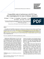 Compatibility Study of Methotrexate With PVC Bags After Repackaging Into Two Types of Infusion Admixturesv